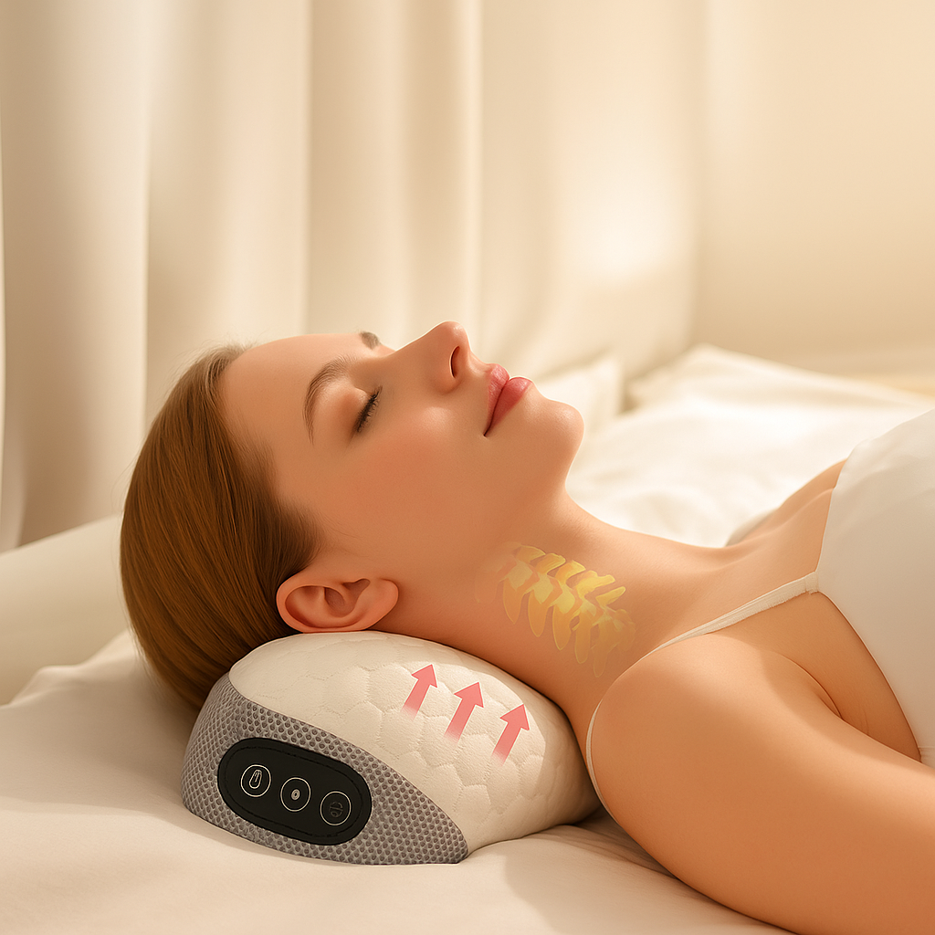 Unknot™ Heated Neck & Shoulder Relaxer Pillow